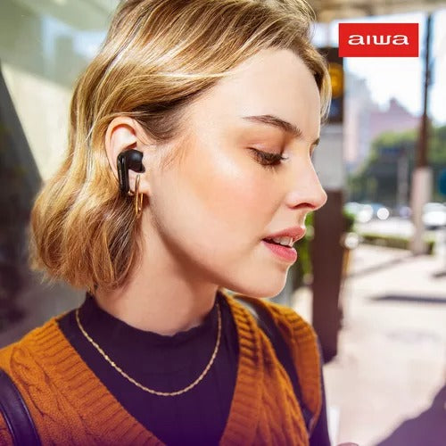 Fone De Ouvido Eardbud Aiwa Ws-eb-04-b Bluetooth Ipx4 Anc Fone De Ouvido Eardbud Aiwa Ws-eb-04-b Bluetooth Ipx4 Anc